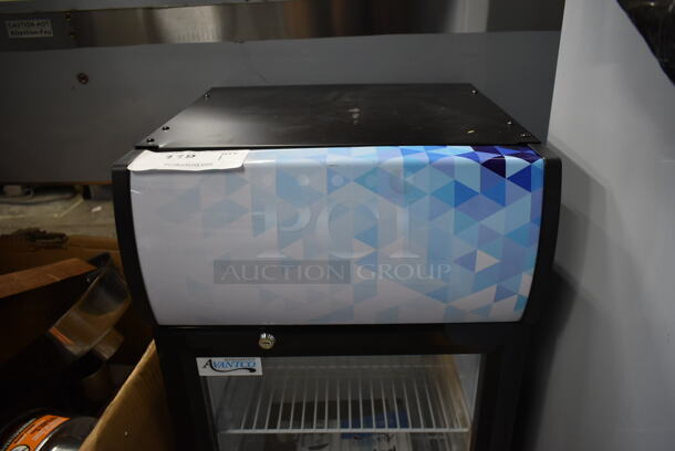 BRAND NEW SCRATCH AND DENT! Avantco 360SC40 Metal Commercial Mini Cooler Merchandiser w/ Poly Coated Racks. Tested and Working! - Image 2 of 6