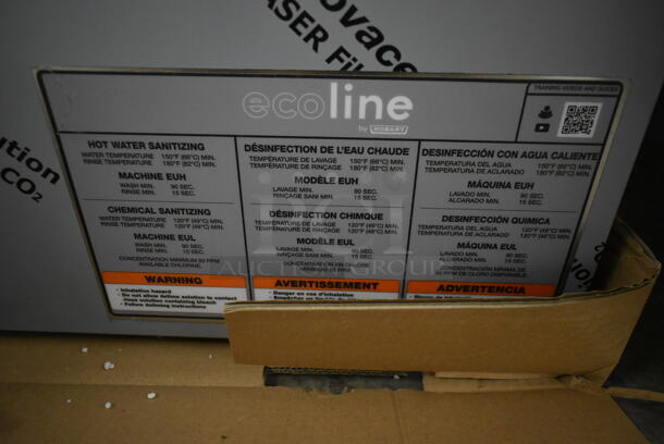 BRAND NEW SCRATCH AND DENT! Hobart EUH Ecoline Stainless Steel Commercial Undercounter Dishwasher. 208/240 Volts, 1 Phase.  - Image 6 of 7