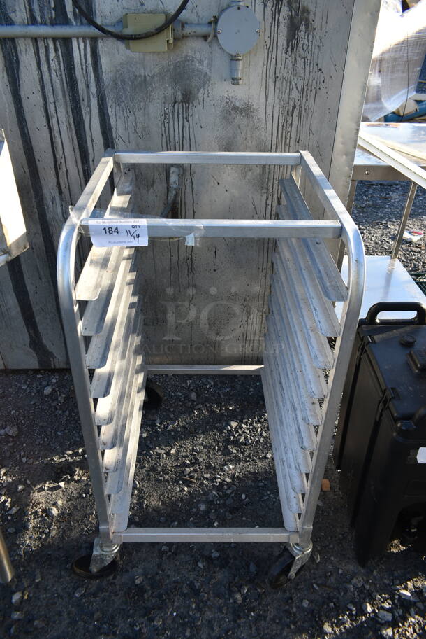 Metal Commercial Pan Transport Rack on Commercial Casters. - Image 1 of 2