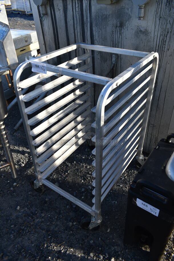 Metal Commercial Pan Transport Rack on Commercial Casters. - Image 2 of 2