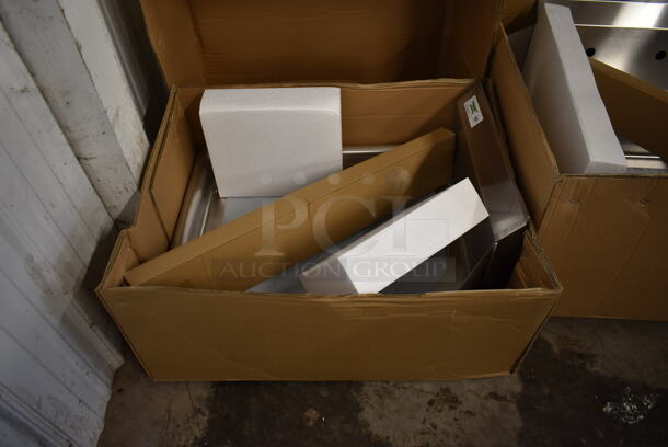 BRAND NEW SCRATCH AND DENT! Regency 600CDT24L Stainless Steel Commercial Left Side Dishwasher Table - Image 2 of 5