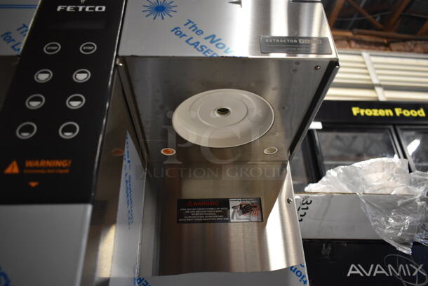 BRAND NEW SCRATCH AND DENT! Fetco CBS-1252 Stainless Steel Commercial Countertop Coffee Machine w/ Hot Water Dispenser and 2 Poly Brew Baskets. 208-240 Volts, 1 Phase. Tested and Working! - Image 8 of 9