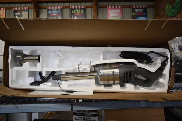 BRAND NEW SCRATCH AND DENT! Robot Coupe MP 350 Turbo Stainless Steel Commercial Immersion Blender. 120 Volts, 1 Phase. Tested and Working! - Image 1 of 5