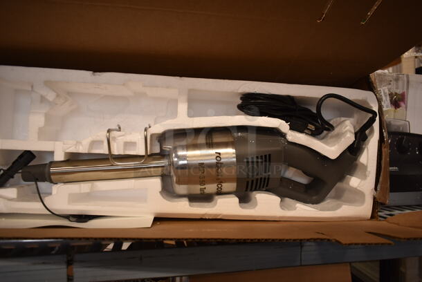BRAND NEW SCRATCH AND DENT! Robot Coupe MP 350 Turbo Stainless Steel Commercial Immersion Blender. 120 Volts, 1 Phase. Tested and Working! - Image 4 of 5