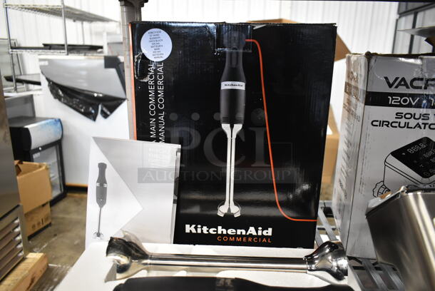 BRAND NEW SCRATCH AND DENT! KitchenAid KHBC3120B Metal Commercial Immersion Blender. 120 Volts, 1 Phase. Tested and Working! - Image 3 of 6