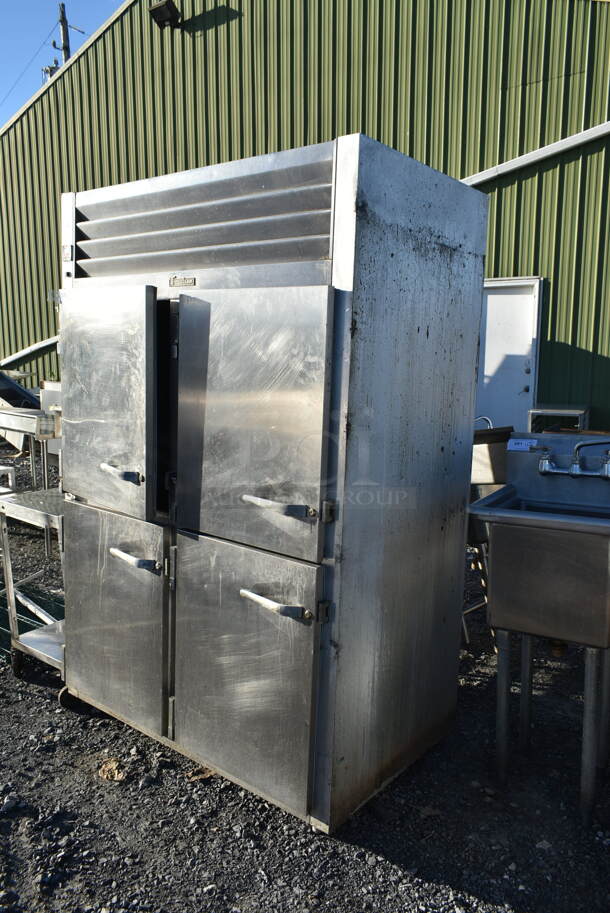 Traulsen G20003R Stainless Steel Commercial 4 Half Size Reach In Cooler. 115 Volts, 1 Phase. Cannot Test Due To Missing Power Cord - Image 2 of 7