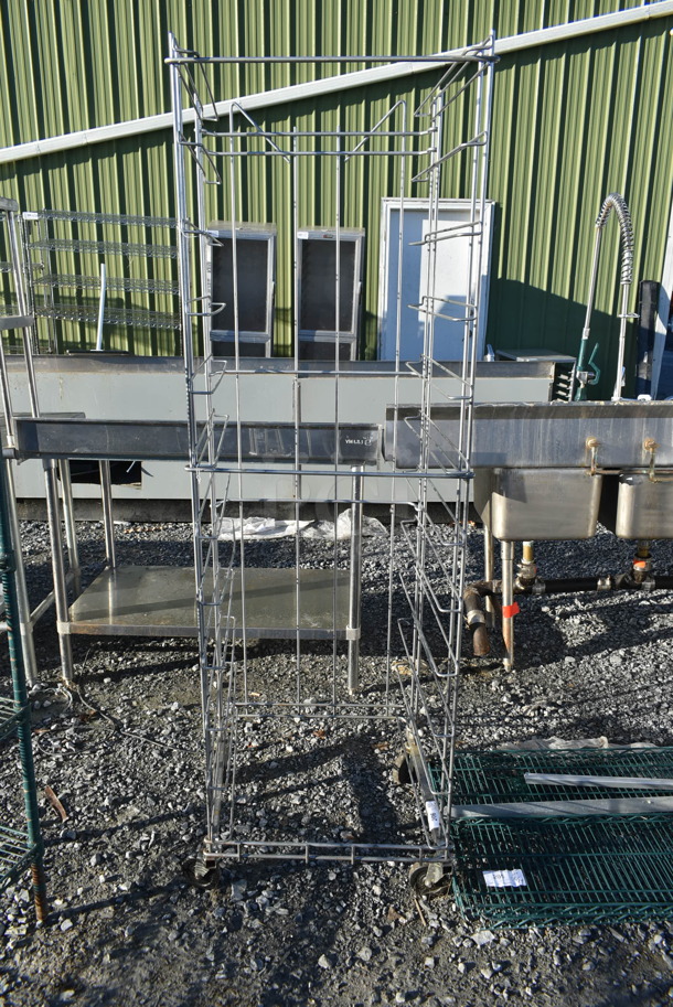 Metal Commercial Pan Transport Rack on Commercial Casters. - Image 1 of 2