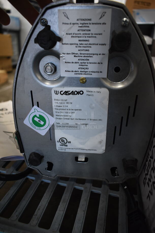 BRAND NEW SCRATCH AND DENT! Casadio ENEA OD NF Stainless Steel Commercial Countertop Espresso Bean Grinder. 115-120 Volts, 1 Phase. Tested and Working! - Image 7 of 8