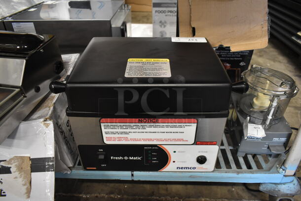 BRAND NEW SCRATCH AND DENT! 2023 NEmco 6625B Stainless Steel Commercial Countertop Fresh-o-matic Steamer. 120 Volts, 1 Phase. Tested and Working! - Image 1 of 7