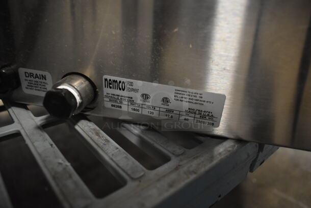BRAND NEW SCRATCH AND DENT! 2023 NEmco 6625B Stainless Steel Commercial Countertop Fresh-o-matic Steamer. 120 Volts, 1 Phase. Tested and Working! - Image 7 of 7