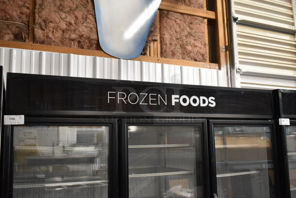 2016 True GDM-72F-HC-TSL01 ENERGY STAR Metal Commercial 3 Door Reach In Freezer Merchandiser w/ Poly Coated Racks on Commercial Casters. 115/208-230 Volts, 1 Phase. - Image 2 of 9