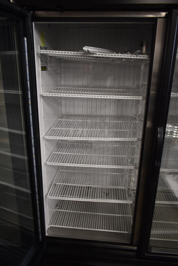 2016 True GDM-72F-HC-TSL01 ENERGY STAR Metal Commercial 3 Door Reach In Freezer Merchandiser w/ Poly Coated Racks on Commercial Casters. 115/208-230 Volts, 1 Phase. - Image 5 of 9