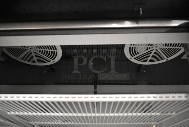 2016 True GDM-72F-HC-TSL01 ENERGY STAR Metal Commercial 3 Door Reach In Freezer Merchandiser w/ Poly Coated Racks on Commercial Casters. 115/208-230 Volts, 1 Phase. - Image 8 of 9