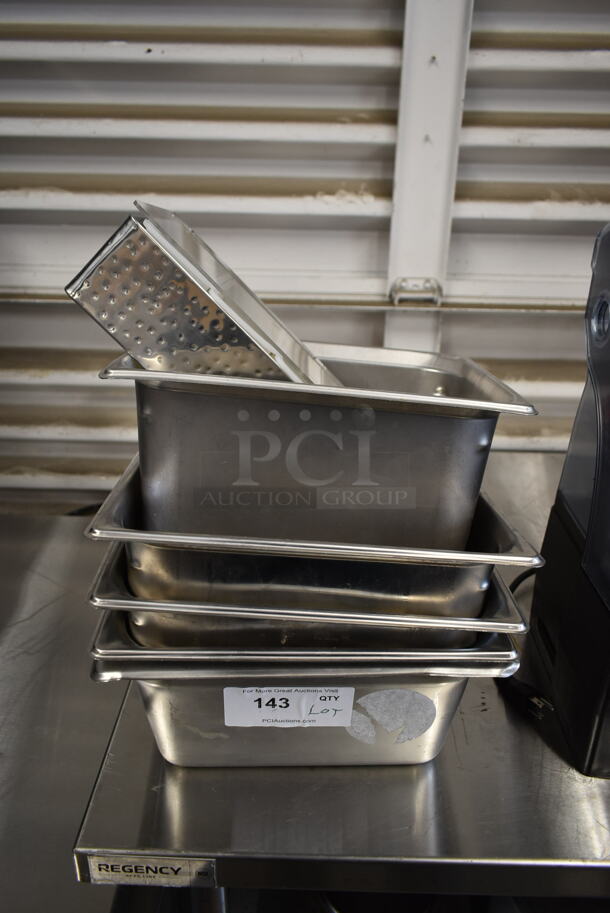 ALL ONE MONEY! Lot of Various Stainless Steel Drop In Bins - Image 1 of 3