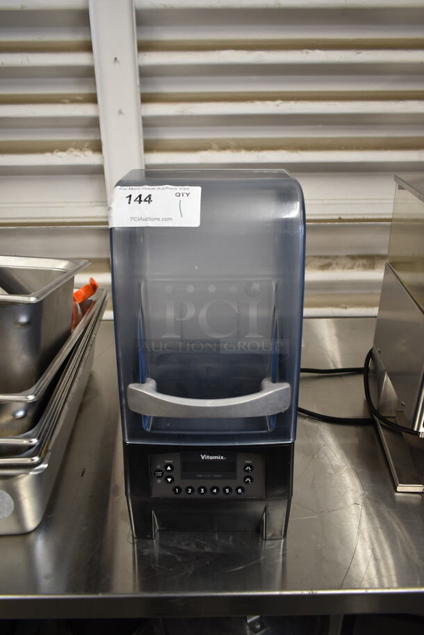 2018 Vita-Mix VM0145 Metal Commercial Countertop Blender Base w/ Poly Hinge Cover. 120 Volts, 1 Phase. Tested and Working! - Image 1 of 6