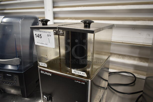 2017 Bunn LPG-2E Stainless Steel Commercial Countertop Coffee Bean Grinder. 120 Volts, 1 Phase. Tested and Working! - Image 5 of 8