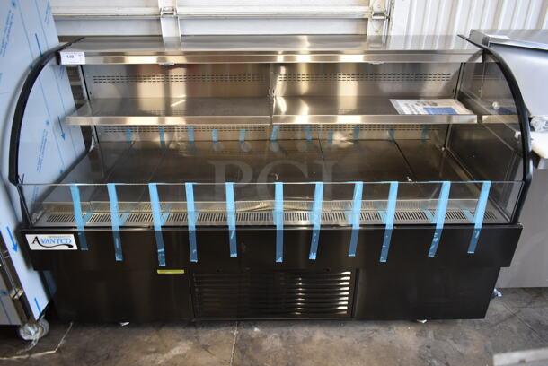 BRAND NEW SCRATCH AND DENT! 2023 Avantco 224BHAC75 Stainless Steel Commercial Floor Style Open Grab n Go Merchandiser. 115 Volts, 1 Phase. Tested and Working! - Image 1 of 6