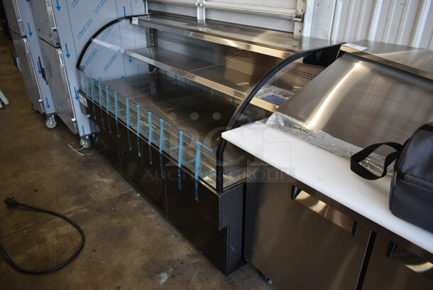 BRAND NEW SCRATCH AND DENT! 2023 Avantco 224BHAC75 Stainless Steel Commercial Floor Style Open Grab n Go Merchandiser. 115 Volts, 1 Phase. Tested and Working! - Image 2 of 6