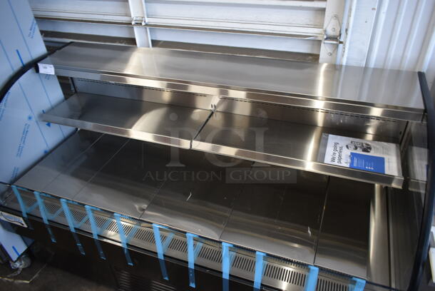 BRAND NEW SCRATCH AND DENT! 2023 Avantco 224BHAC75 Stainless Steel Commercial Floor Style Open Grab n Go Merchandiser. 115 Volts, 1 Phase. Tested and Working! - Image 4 of 6