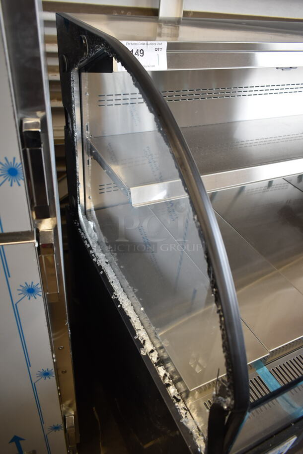 BRAND NEW SCRATCH AND DENT! 2023 Avantco 224BHAC75 Stainless Steel Commercial Floor Style Open Grab n Go Merchandiser. 115 Volts, 1 Phase. Tested and Working! - Image 6 of 6