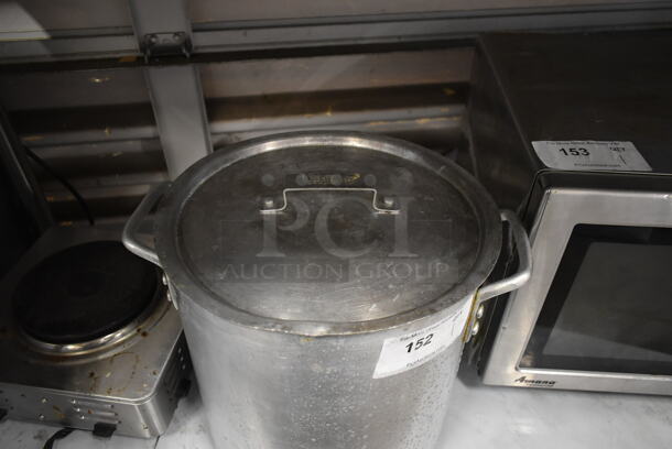 Metal Stock Pot w/ Handles. - Image 2 of 3