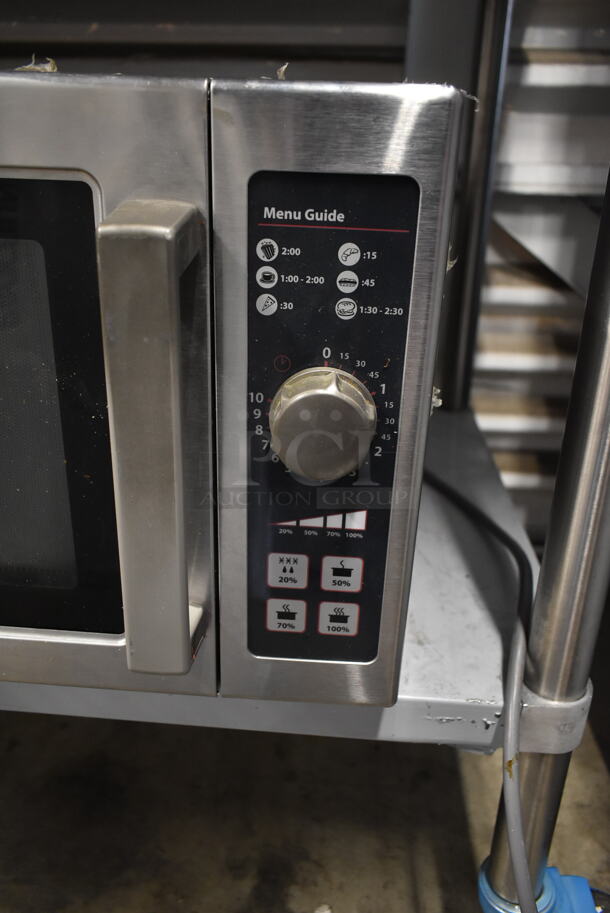 2016 Amana RCS10DSE Stainless Steel Commercial Countertop Microwave Oven. 120 Volts, 1 Phase. - Image 3 of 5