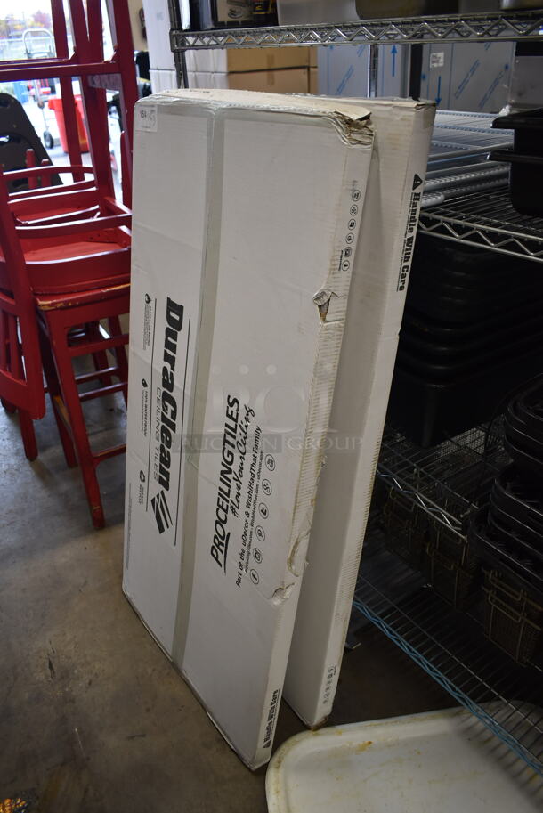 3 BRAND NEW! Boxes of DuraClean Ceiling Tiles. 3 Times Your Bid! - Image 2 of 5