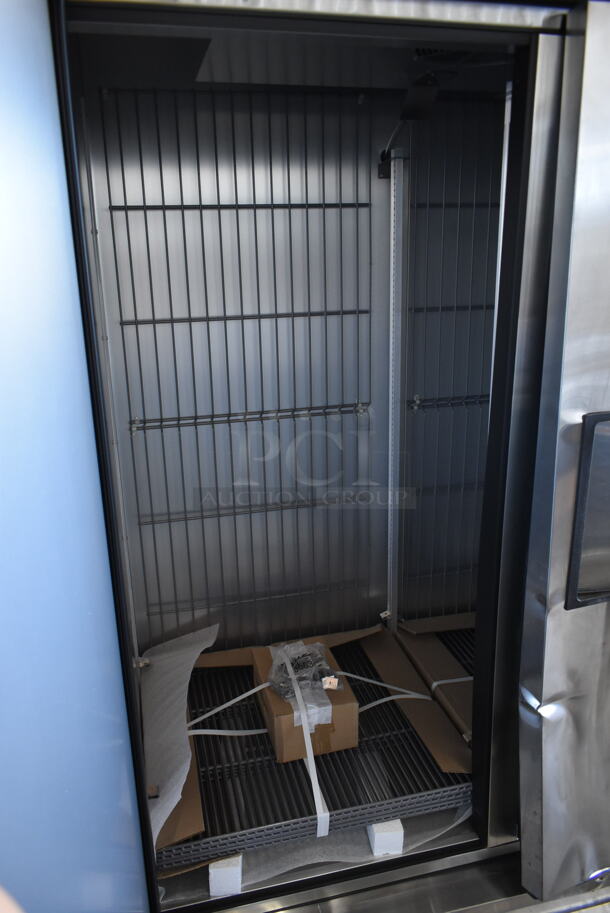 BRAND NEW SCRATCH AND DENT! 2023 True T-49F-HC ENERGY STAR Stainless Steel Commercial 2 Door Reach In Freezer w/ Poly Coated Racks. 115 Volts, 1 Phase. Tested and Working! - Image 6 of 10