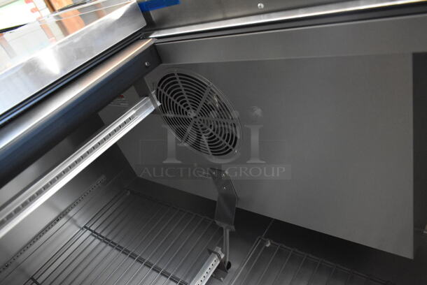 BRAND NEW SCRATCH AND DENT! 2023 True T-49F-HC ENERGY STAR Stainless Steel Commercial 2 Door Reach In Freezer w/ Poly Coated Racks. 115 Volts, 1 Phase. Tested and Working! - Image 8 of 10