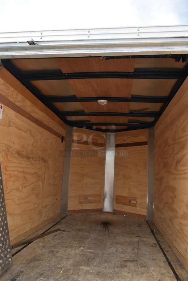 11.5' ROADWORTHY Metal Enclosed Trailer w/ Ramp. Opening Is 51.5" Wide and 55" High. Title In Hand. - Image 10 of 11