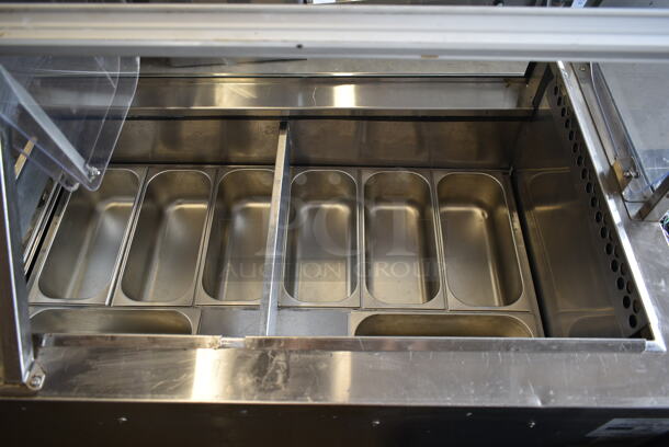 C. Nelson 12DIPHV Stainless Steel  Commercial Floor Style Ice Cream Freezer Gelato Case Merchandiser. 115 Volts, 1 Phase. Tested and Working! - Image 5 of 6