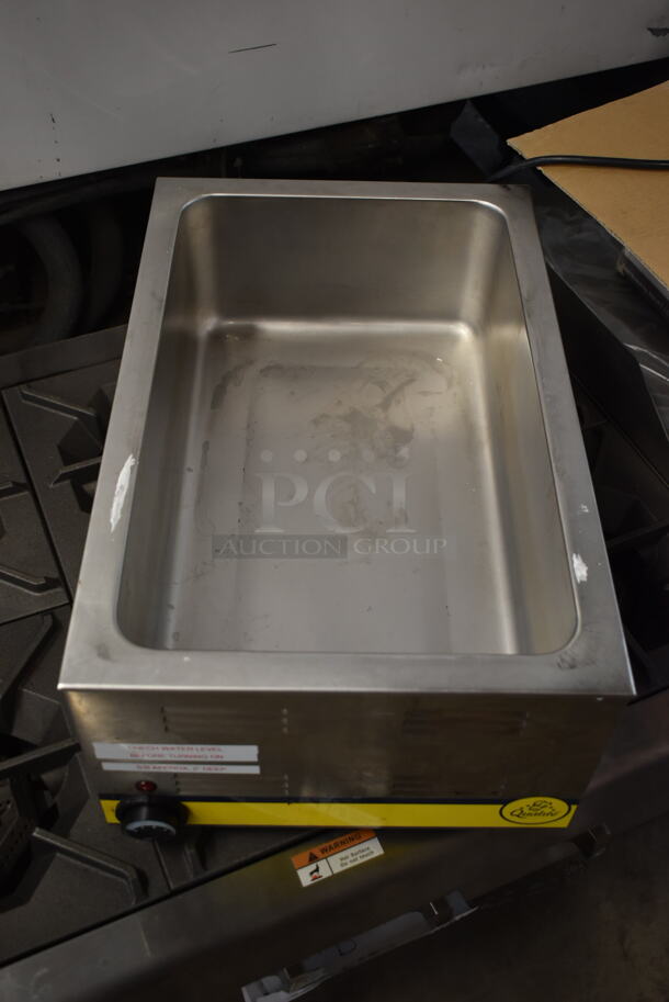 BRAND NEW IN BOX! 2019 Qualite RDFW-1200NP Stainless Steel Commercial Countertop Food Warmer. 120 Volts, 1 Phase. Tested and Working! - Image 4 of 5