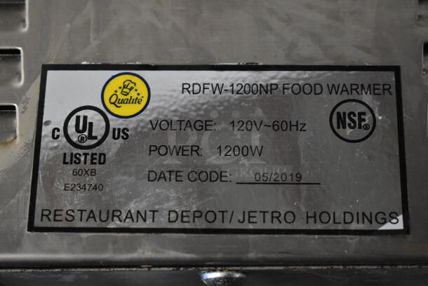BRAND NEW IN BOX! 2019 Qualite RDFW-1200NP Stainless Steel Commercial Countertop Food Warmer. 120 Volts, 1 Phase. Tested and Working! - Image 5 of 5