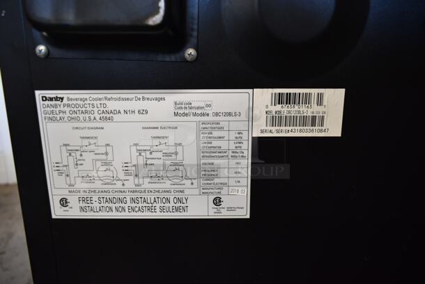 Danby DBC120BLS-3 Metal Mini Cooler Merchandiser. 115 Volts, 1 Phase. Tested and Working! - Image 3 of 4