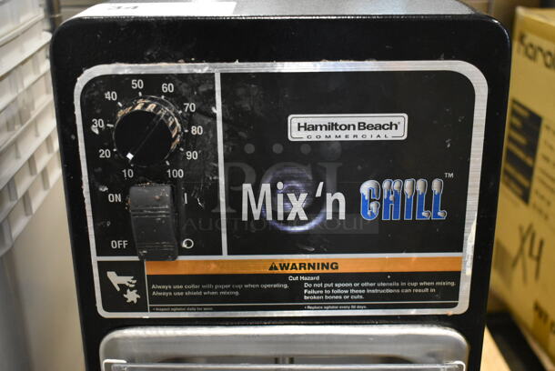 Hamilton Beach 94950 Stainless Steel Commercial Countertop Drink Mixer w/ Foot Pedal. 120 Volts, 1 Phase. Tested and Working! - Image 2 of 8