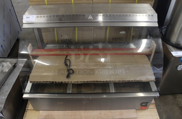 Vollrath BMA 1073 Stainless Steel Commercial Countertop Heated Display Case Merchandiser. 120 Volts, 1 Phase. Tested and Working! - Image 1 of 5