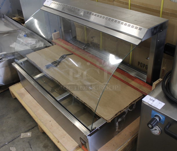 Vollrath BMA 1073 Stainless Steel Commercial Countertop Heated Display Case Merchandiser. 120 Volts, 1 Phase. Tested and Working! - Image 3 of 5