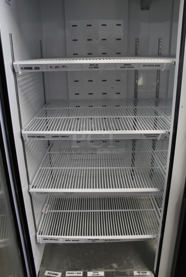 2019 Migali C-49FM-HC Metal Commercial 2 Door Reach In Freezer Merchandiser w/ Poly Coates Racks. 115 Volts, 1 Phase.  Tested and Working! - Image 2 of 5