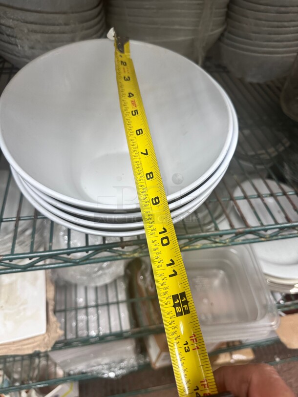 White Melamine Commercial Bowls Great for Food Presentation  - Image 5 of 6
