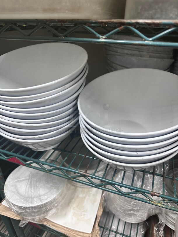 White Melamine Commercial Bowls Great for Food Presentation  - Image 6 of 6
