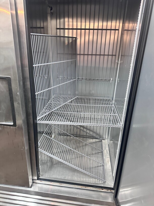 New True T-49F-HC 54 inch Two Section Reach In Freezer, (2) Solid Doors, 115v  - Image 3 of 7