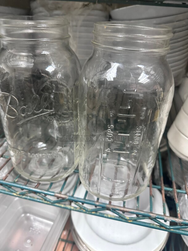Wide Mouth Glass Jars - Image 1 of 6