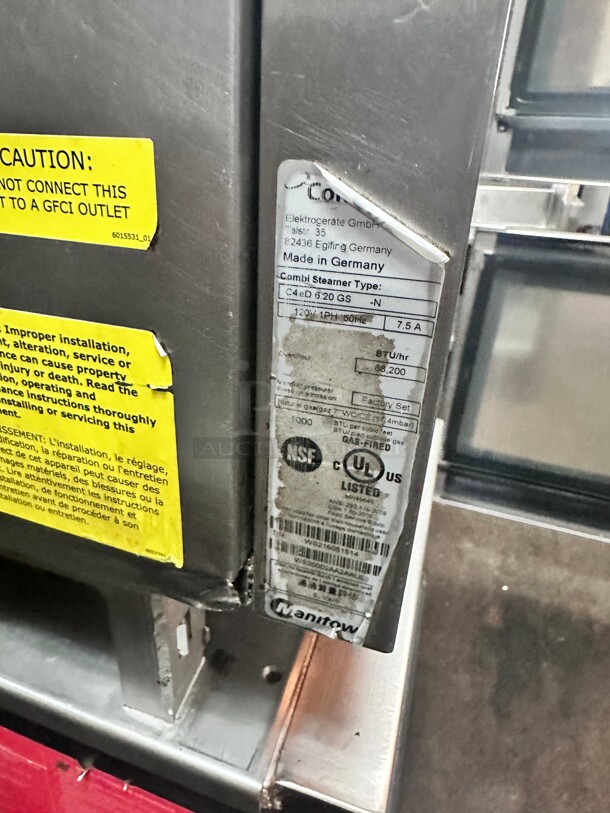 Late Model Cleveland Convotherm C4ED-6.20GS Gas Combi Oven  - Image 8 of 10