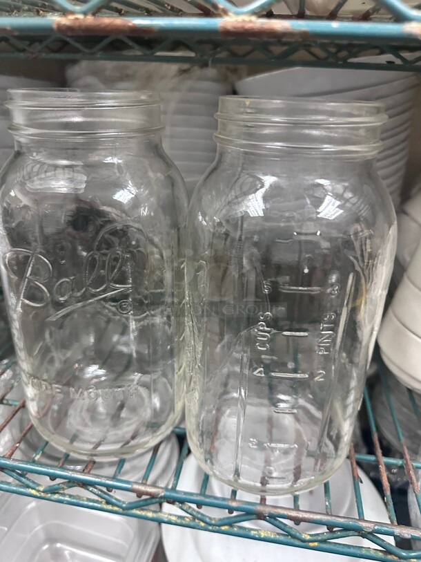 Wide Mouth Glass Jars - Image 3 of 6