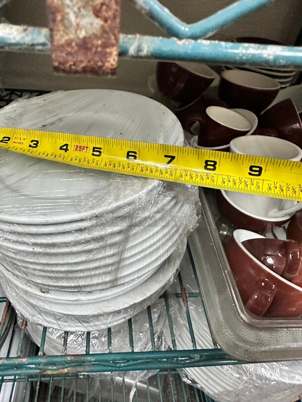 Vertex® China ARG-7 Argyle 7 inch Rolled Edge Plate - Image 2 of 5