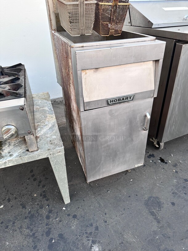 Hobart EFO-40 40lb. S/S 2 Basket Deep Fat Gas Fryer NSF - Image 3 of 5