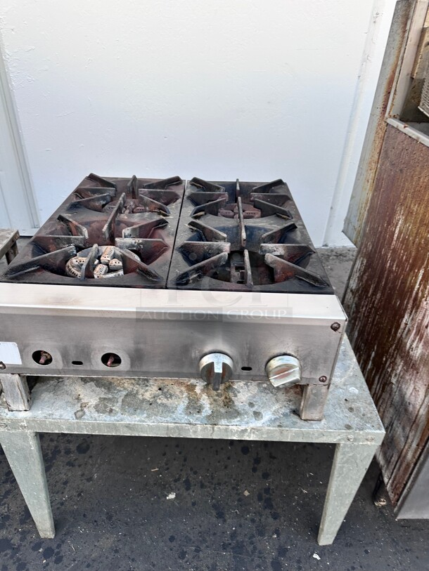 American Range 24 inch Counter Top Gas 4 Burner NSF  - Image 3 of 4