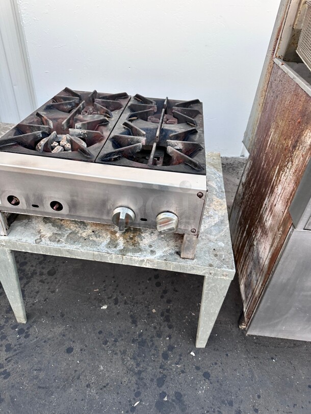 American Range 24 inch Counter Top Gas 4 Burner NSF  - Image 4 of 4