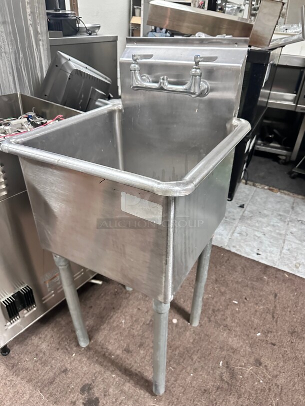 Commercial Stainless Steel Mop Sink NSF - Image 1 of 5