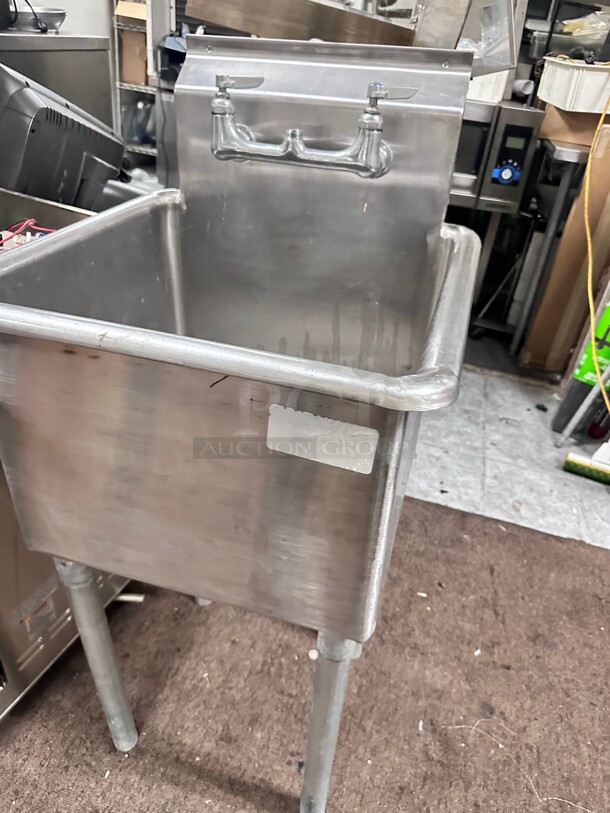 Commercial Stainless Steel Mop Sink NSF - Image 3 of 5